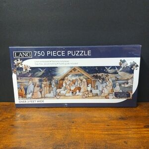 3FT Wide Panoramic Jesus Nativity Set Puzzle, 750 Piece Puzzle